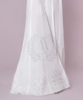 WHITE CHIKANKARI SHARARA PANT